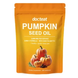 Pumpkin Seed Oil 3,000mg 2-in-1 Formula 180 Caps