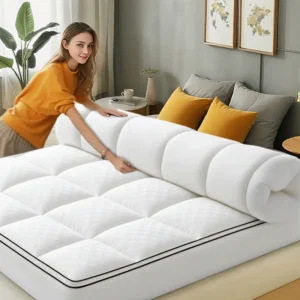 Extra Thick Mattress  Topper 1000Gsm Cooling